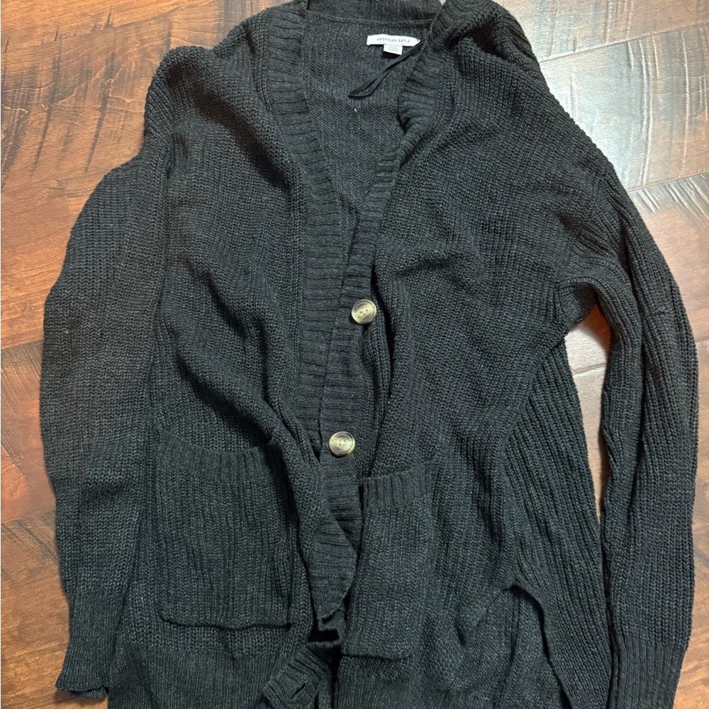 American Eagle Outfitters Black Women's Cardigan